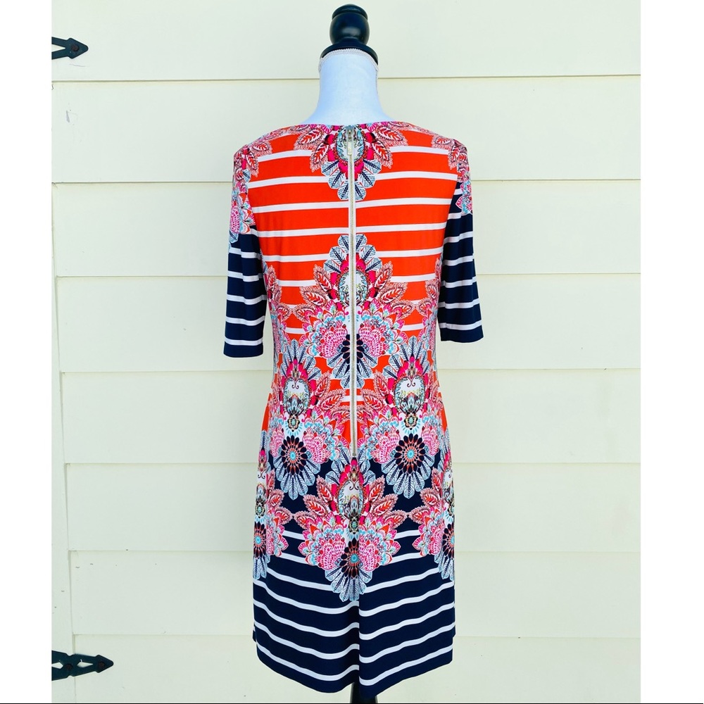 Eliza J Print Jersey Sheath Dress - Picture 9 of 11
